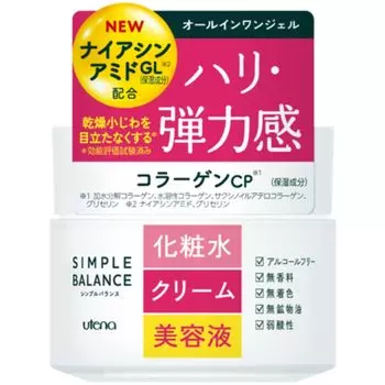 Увлажняющий гель и блеск Utena Simple Balance 100 г (Твердый тип)