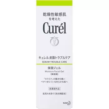 Увлажняющий гель KAO Curel Sebum Trouble Care 120 мл (Квази-лекарство) Уход за лицом Уход за кожей Curel Используйте после тонера. Применить соответствующее количество (3-4 насоса) в