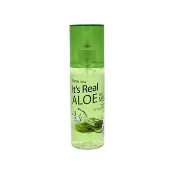 Увлажняющий гель-мист с экстрактом алоэ,FarmStay Its Real Gel Mist Aloe,120мл