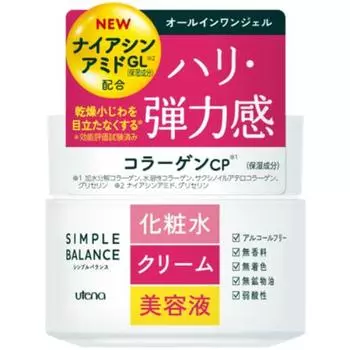 Увлажняющий гель Utena Simple Balance (Твердый и глянцевый тип) 100г