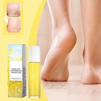 Увлажняющий и питательный роликовый крем для рук и ног, устраняющий покалывание, нежный, увлажняющий, успокаивающий. 8 мл One Size жёлтый