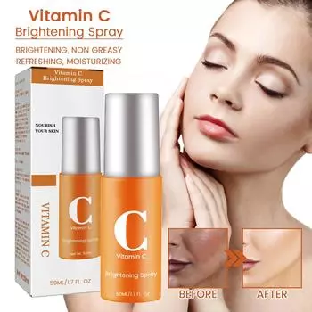 Увлажняющий и увлажняющий спрей для отбеливания кожи, отбеливания прыщей, 50 мл One Size