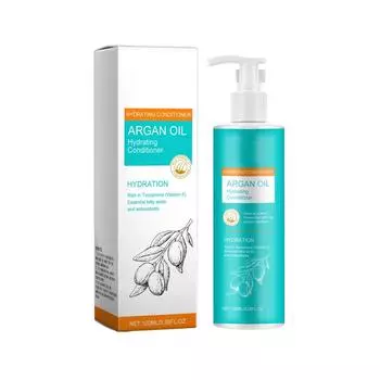 Увлажняющий кондиционер Кондиционер для балансировки влажности Питательный Мягкий Распутывающий Уменьшает Секущиеся Кончики Насыщен Аргановым Маслом3.38fl.oz/100ml One Size белый