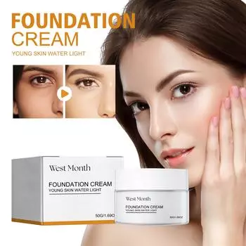 Увлажняющий консилер, простой крем, естественно податливый и нежирный, осветляющий тон кожи, увлажняющий консилер, простой крем