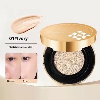 Увлажняющий крем Air Cushion BB Cream Увлажняющий консилер Нелегко снять макияж Сухая кожа Жидкая основа для макияжа 1#