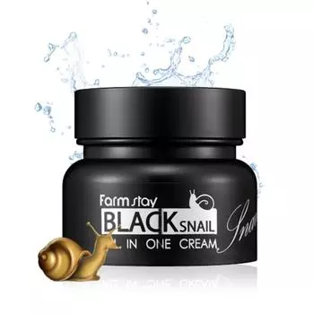Увлажняющий крем для эластичности кожи с экстрактом черной улитки 100мл 1pcs