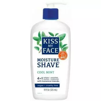Увлажняющий крем для бритья Kiss My Face 4 в 1, 325 мл, лайм, 1 шт.