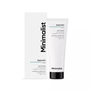 Увлажняющий крем для чувствительной кожи с Сепикалмом 03% (50 г), Sepicalm 03% Moisturizer for Sensitive Skin, Minimalist