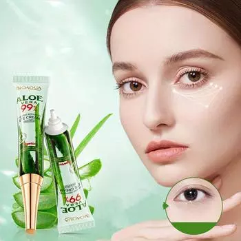 Увлажняющий крем для глаз с алоэ вера, восстанавливающий восстанавливающий крем для глаз, увлажняющий укрепляющий крем