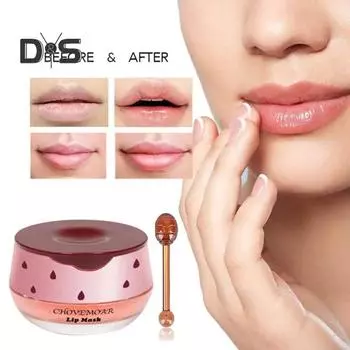 Увлажняющий крем для губ для сухих, потрескавшихся губ, аромат меда и клубники, против высыхания, удаления омертвевшей кожи, крем для ухода за губами для дневного и ночного применения, глубоко питающий и Honey Type