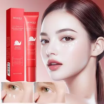 Увлажняющий крем для кожи вокруг глаз с экстрактом улитки, увлажняющий и укрепляющий, богатый ниацинамидом и коллагеном, подходит для всех типов кожи 20G