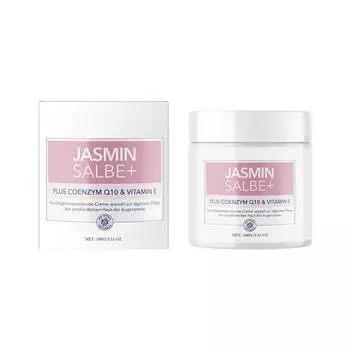 Увлажняющий крем для кожи вокруг глаз «Жасмин». Увлажняющий укрепляющий крем. Мягкий и нежный крем для кожи вокруг глаз. One Size белый