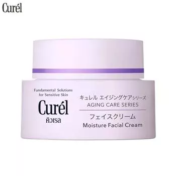 Увлажняющий крем для лица Curel Aging Care Series, «Фундаментальные решения для чувствительной кожи», 40 г. - Уход за кожей 40 g.