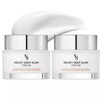 Увлажняющий крем для лица с эффектом глубокого сияния № 8 Velvet Deep Glow Cream 50 мл, 50 мл, 2 шт.