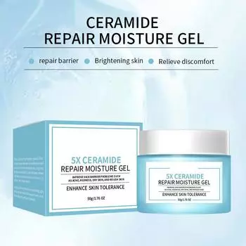 Увлажняющий крем для лица с керамидами 50 г, укрепляющий и подтягивающий уход за кожей 1pc