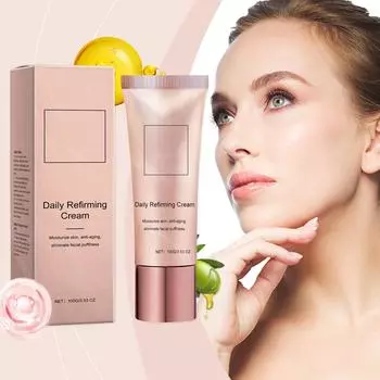 Увлажняющий крем для лица Увлажняющий крем, повышающий эластичность и упругость Крем для лица подходит для жирной, обезвоженной, чувствительной кожи One Size белый