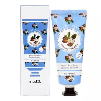 Увлажняющий крем для ног с маслом ши,MEDB Shea Butter Rich Foot Cream,70мл