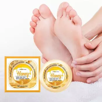 Увлажняющий крем для рук и ног. Мягкие ингредиенты. Увлажнение, увлажнение, питание и уход за кожей рук и ног. One Size