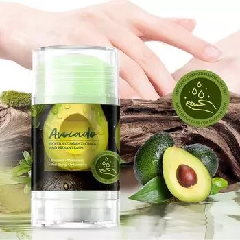 Увлажняющий крем для рук с вазелином и персиком, крем для ног, крем от морозных трещин, против высыхания, от замерзания, крем от растрескивания, палочка для двойной защиты avocado авокадо
