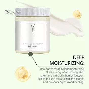 Увлажняющий крем для тела 114 г Увлажняющее масло для тела для глубокого увлажнения Увлажняющий лосьон для тела Повышает эластичность кожи Восстанавливающий лосьон для сухой кожи для всех типов кожи белый