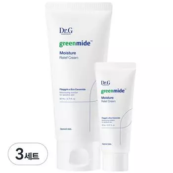 Увлажняющий крем Dr.G Greenmide Moisture Relief Cream 80 мл + набор 20 мл, 3 набора
