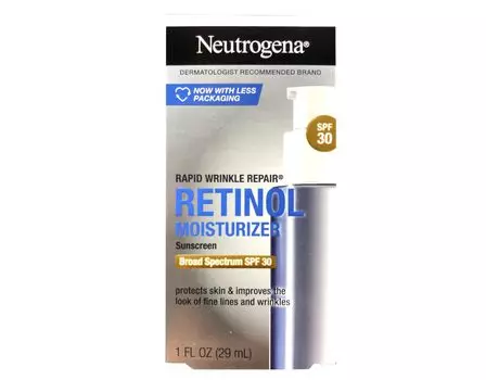Увлажняющий крем Neutrogena Rapid Wrinkle Repair SPF 1, 30 унций.