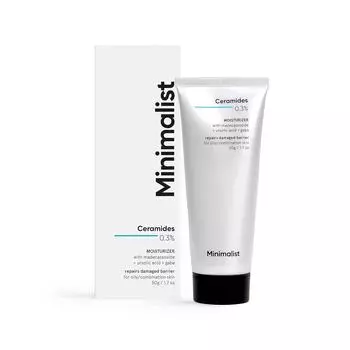 Увлажняющий крем с Керамидами 0,3% и Мадекассосидом (50 г), Ceramides 0,3% Moisturizer with Madecassoside, Minimalist