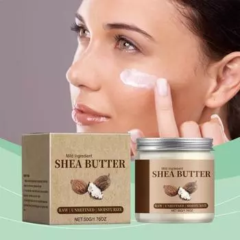 Увлажняющий крем с маслом ши Увлажняющий крем, выравнивает тон кожи и увлажняет Эффективный меланин Натуральный меланин Натуральные растительные продукты белый