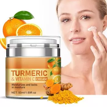 Увлажняющий крем с витамином С и куркумой 50 мл One Size