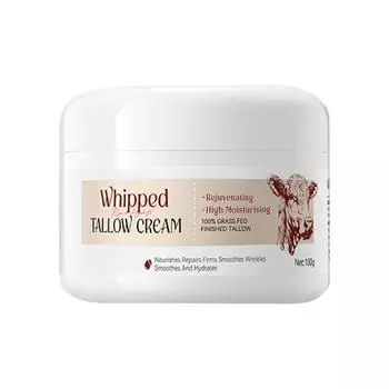 Увлажняющий крем Tallow Moisturizing Cream Увлажняющий крем для тела Увлажнение и восстановление кожи Для сухой чувствительной кожи 100 г One Size белый