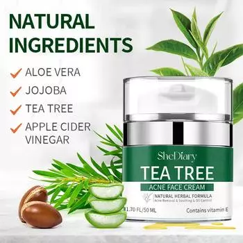 Увлажняющий крем Tea Tree Essence Repair Увлажняющий крем с задержкой действия 50ml