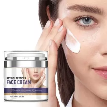 Увлажняющий лифтинговый и укрепляющий крем с ретинолом и пептидами 50 мл One Size белый