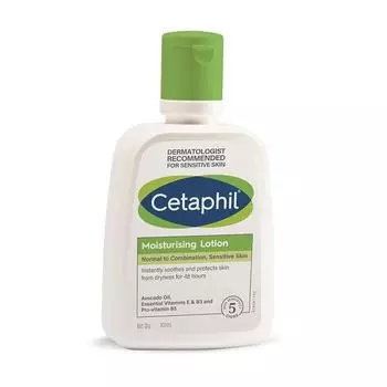 Увлажняющий лосьон Cetaphil для нормальной, комбинированной и чувствительной кожи|100 мл|Увлажняющий крем с ниацинамидом, пантенолом|Нежирный, не закупоривает поры|
