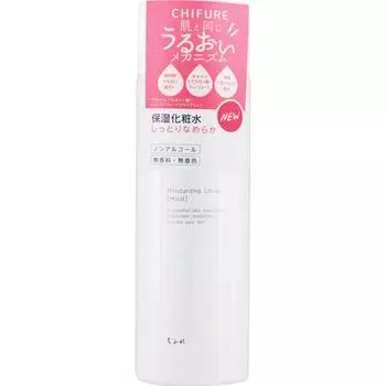 Увлажняющий лосьон Chifure 180 мл. Косметика для лица. После умывания нанесите необходимое количество средства. (размером с монету в 500 иен) на ватный шарик