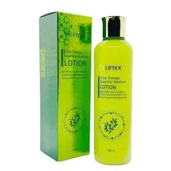 Увлажняющий лосьон для лица с экстратком оливы DEOPROCE OLIVE THERAPY ESSENTIAL MOISTURE LOTION 260мл