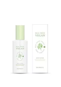 Увлажняющий лосьон для лица с растительными экстрактами DEOPROCE REAL FRESH VEGAN RELIEF LOTION 210мл