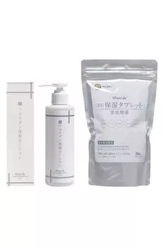 Увлажняющий лосьон Fucoidan Piece Увлажняющий крем для сухой кожи, зуда всего тела, лечебная таблетка Piece Labo, бикарбонатная соль для ванн 30