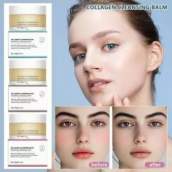 Увлажняющий очищающий бальзам с ароматом розы, мягкий и освежающий, быстрое снятие макияжа, средство для снятия макияжа с лица и губ One Size синий