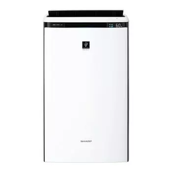Увлажняющий очиститель воздуха Sharp White Plasmacluster NEXT, оснащенный очистителем воздуха COCORO AIR, емкостью резервуара 31 татами, приблизительным количеством 750 мл