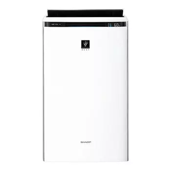 Увлажняющий очиститель воздуха Sharp White Plasmacluster NEXT, оснащенный очистителем воздуха премиум-класса COCORO AIR, емкостью бака с автоматической очисткой 46 татами