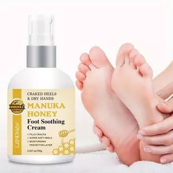 Увлажняющий отшелушивающий уход за ногами, увлажняющий, для предотвращения сухости, растрескивания и шелушения 100g