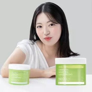 [Увлажняющий пилинг] Neogen Green Tea Moist PHA Peeling Pads 30 листов, популярная взрывная косметика Кореи