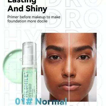 Увлажняющий праймер, Легкий и увлажняющий праймер, Осветляющий тон кожи праймер, Основа под макияж 01#