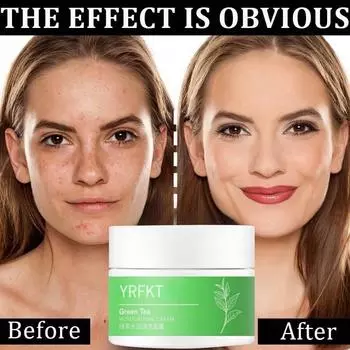 Увлажняющий прозрачный крем с зеленым чаем, увлажняющий увлажняющий уход, омолаживающий крем для ухода за лицом 5G