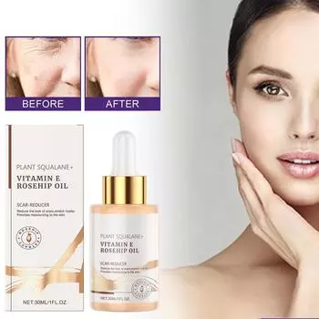 Увлажняющий сквалановый легкий уход за кожей с сывороткой-маслом против морщин 30 мл One Size белый