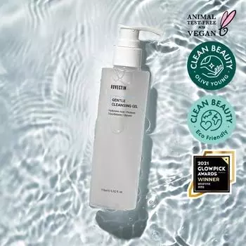 [Увлажняющий/Слегка кислотный] Нежный очищающий гель Rovectin Aqua 175 мл (Кондиционер-очищающее средство), Корея очищение