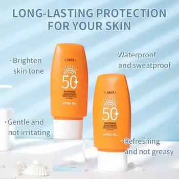 Увлажняющий солнцезащитный крем для лица и тела SPF50+ PA+ для прогулок