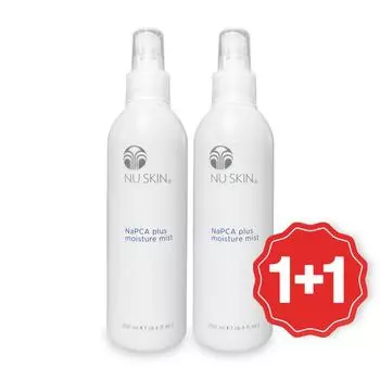 Увлажняющий спрей Nu Skin Premium NaPCA Plus 1+1 / Маска с маточным молочком, 1 лист [Доставка почтой]