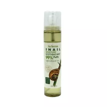 Увлажняющий спрей с муцином улитки FarmStay La Ferme Snail Moisture Soothing Mist 120мл