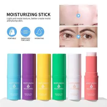 Увлажняющий стик для лица и губ Увлажняющий стик Увлажняющий небольшой пудровый стик One Size синий